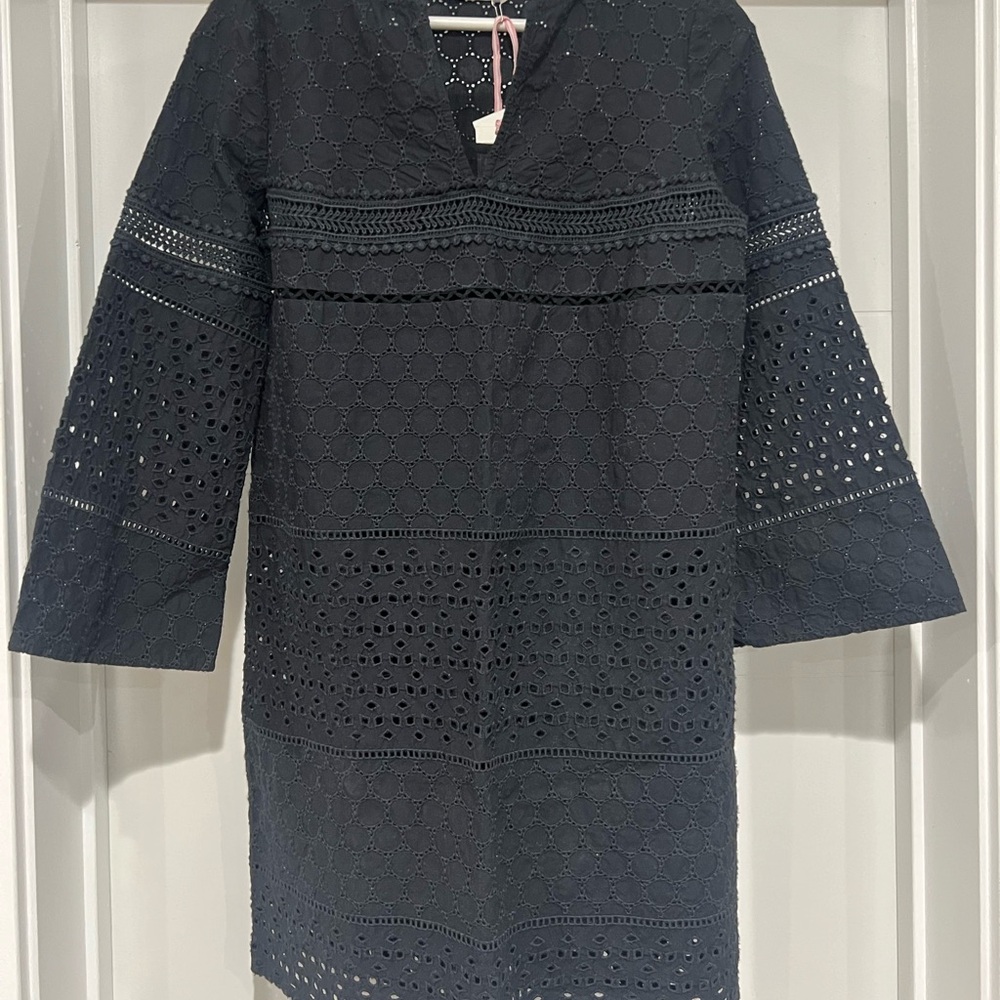 Vineyard Vines Eyelet Notch Bell Sleeve Dress - NWT Size XXS